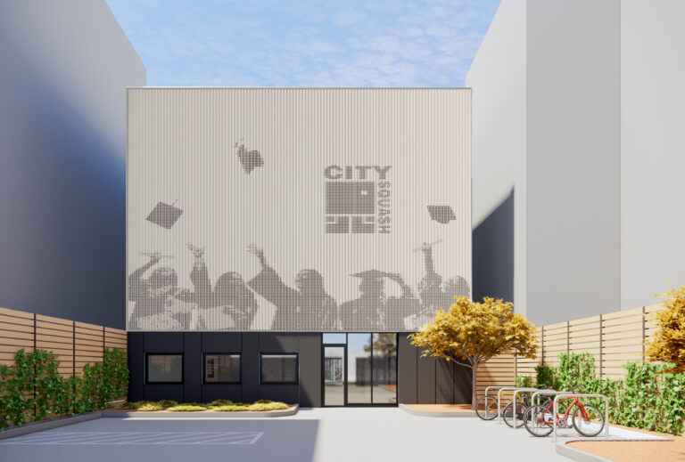 1806-RD-GLUCK+ CITYSQUASH_HOFFMAN FACADE RENDERING